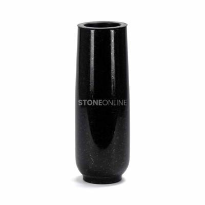 Beautiful granite grave vase WBASIC11. Slim, elegant and durable.