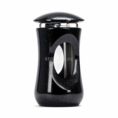 LTIMELESS15 granite lantern for a headstone – elegant light for monument and memorial.