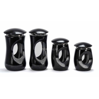 Beautiful granite lanterns TIMELESS – elegant addition to a headstone, monument, grave.