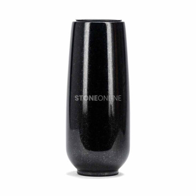 Beautiful granite grave vase WBASIC12 – an aesthetic, solid finish to any monument. Handcrafted.