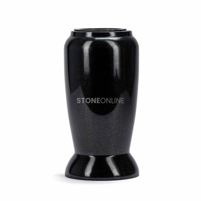Beautiful granite grave vase WELEGANT12 with a unique pattern – an aesthetic, solid finish to any monument.
