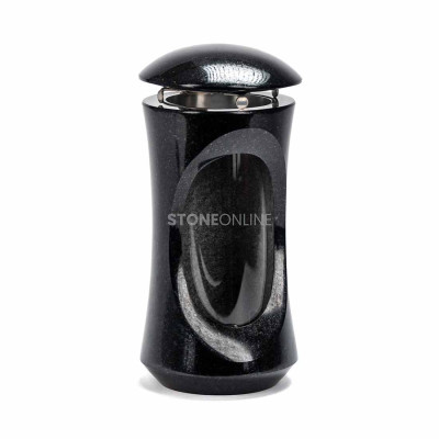 Granite monument lantern with an elegant shape, a durable ornament for the grave.