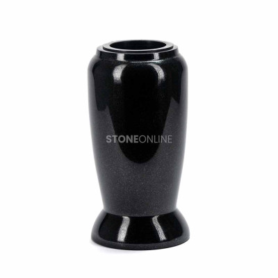 Exceptional natural granite vase for cemetery fi 12 WELEGANT12 – elegant, timeless grave vase.