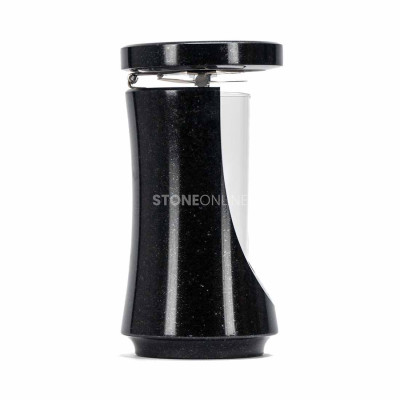 Modern granite grave lantern LUNIQUE12 – a blend of elegance and function.