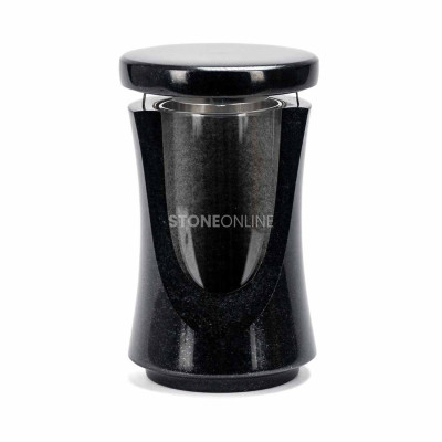 Elegant cemetery lantern with modern design and high resistance.