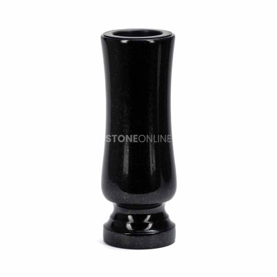Beautiful granite grave vase. Slim, elegant and durable.