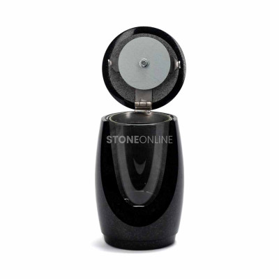 Modern granite grave lantern LWONDERFUL12MID – elegant form and durability.