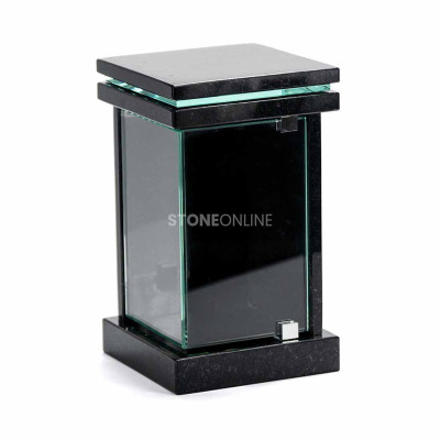 Memorial lantern LLED – premium illuminated granite lamp.
