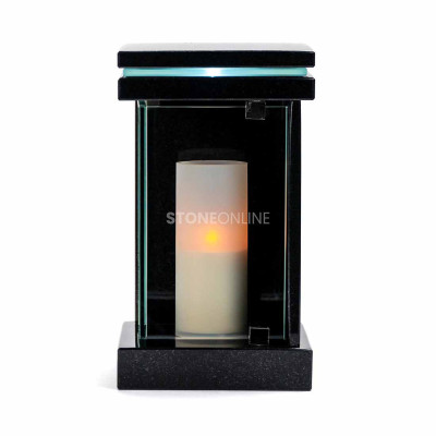 LED grave lantern – durable and weather-resistant.