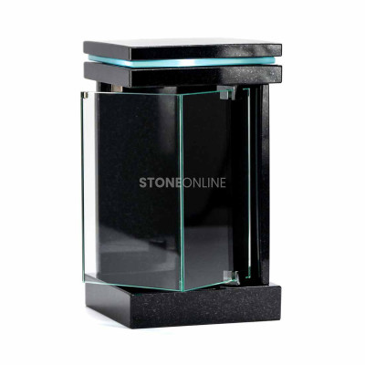 Granite lamp LLED – an elegant LED lantern for the cemetery.