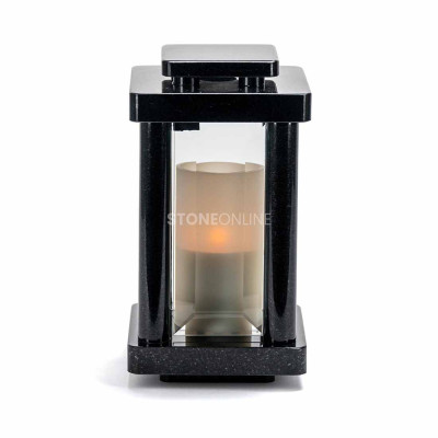 STYLE memorial lantern – an elegant granite lamp for grave and monument. StoneOnline.