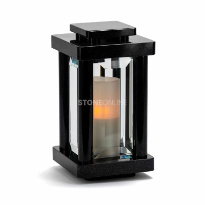 Granite lantern for the cemetery – stylish natural-stone lantern. StoneOnline