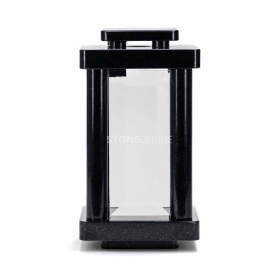 Memorial lantern – solid granite lamp, weather-resistant.