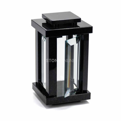 Exclusive granite lantern for cemetery – elegant ornament for memorial and grave.