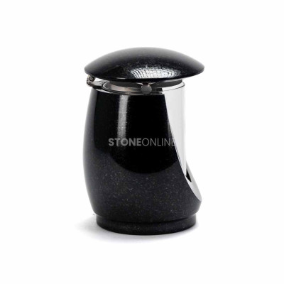 Memorial lantern – elegant granite, weather-resistant.