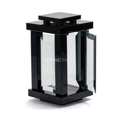 Grave lantern LPREMIUM – elegant granite lamp for a grave and memorial.