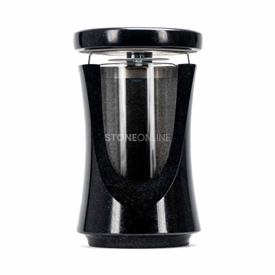 Modern cemetery lantern in natural granite – durability and beautiful appearance.