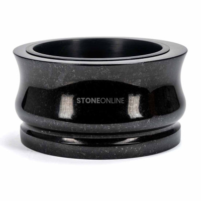 Classic granite grave set – vase WCLASSIC15 and large STANDARD 30 cm bowl for flowers and tributes.