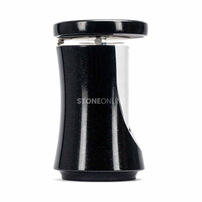 Beautiful remembrance decoration – milled lantern LUNIQUE15 with tall vase WBASIC15 by StoneOnline.