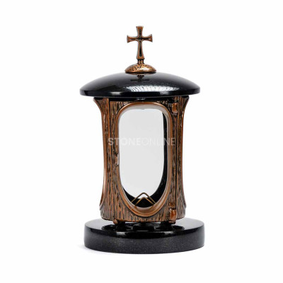 Stylish set for cemetery, memorial or tomb – LALUMCROSSCOPPER + WELEGANT15 StoneOnline.