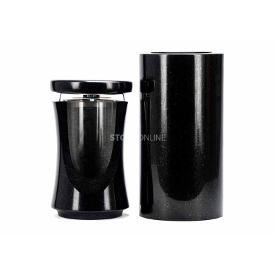 Beautiful cemetery granite set – lantern LUNIQUE15 and vase WTUBA15 for flowers.