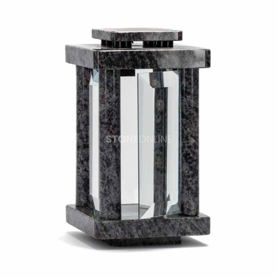 Granite lantern Orion StoneOnline – modern memorial lantern.