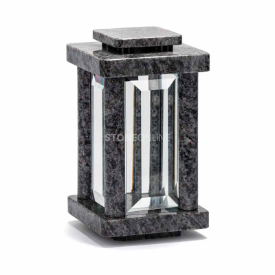 Granite lantern LSTYLE Orion – stylish for headstone, grave and memorial