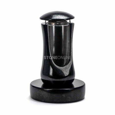 LWONDERFUL12 lantern with domed roof on round PROUND granite stand.