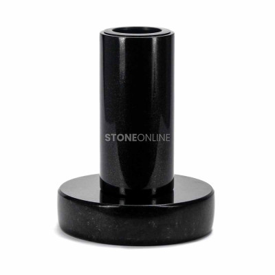 Vase WTUBA10 on round base PROUND – solid granite set for the cemetery.