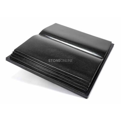 FINEST grave book – elegant keepsake of polished granite.