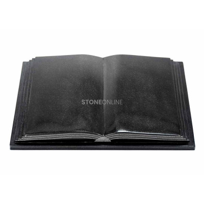Granite book for a headstone – wedge support available for stable positioning.