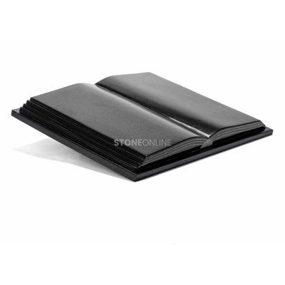 FINEST granite book for cemetery – robust 5 cm thickness and elegant look.