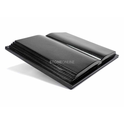 Granite book for a memorial – FINEST model available in six sizes.