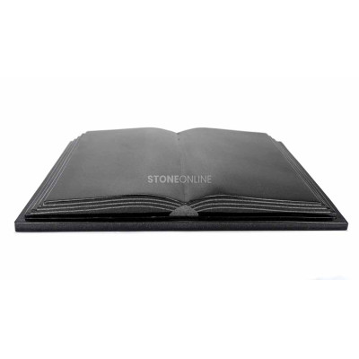 Granite book for a headstone – option for engraving and personalisation.