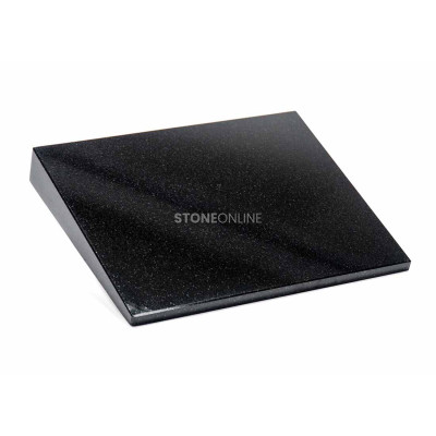 SIMPLE memorial book – solid granite plaque for cemetery by StoneOnline.
