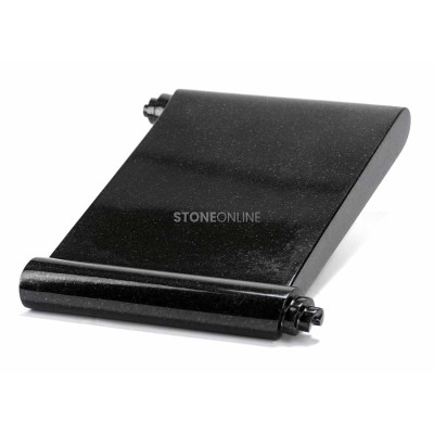 Granite book for a memorial – PAPIRUS model available in three sizes.