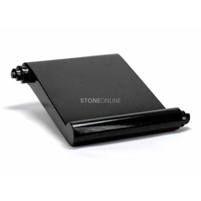 Granite book with engraving – letters in gold, silver, white, or black.