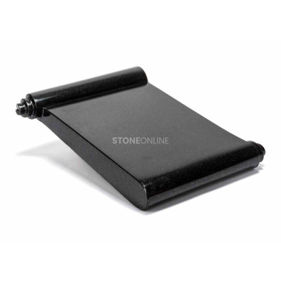 Granite memorial book – option to add a cross, rose, or metal ornament.