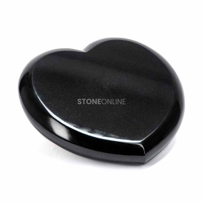 Granite ornament KHEART30x28 shaped like a heart – for grave, memorial and cemetery.