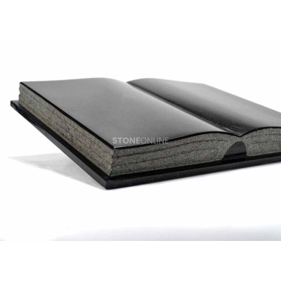 Granite book for a headstone – option for engraving and personalisation.