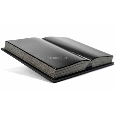 CRAFTED grave book – elegant keepsake of polished granite.
