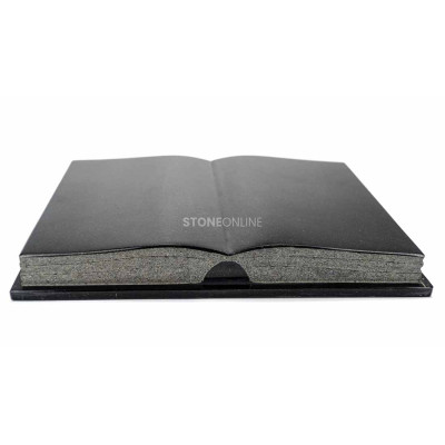 StoneOnline grave book – elegant memorial element in the finely crafted CRAFTED form.
