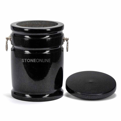 Urn UELEGANT in granite – option to add a cross or decorative elements.