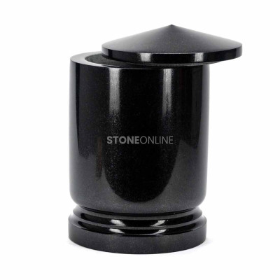 Granite urn UELITE for a monument – classic stone form