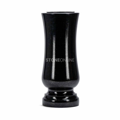 Beautiful granite grave vase WSTANDARD12 – an aesthetic, solid finish to any monument. Handcrafted.