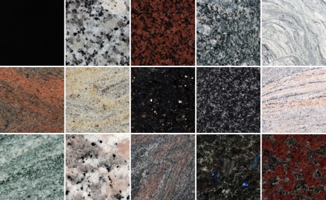 Granite catalogue: 43 stones in 6 groups | StoneOnline