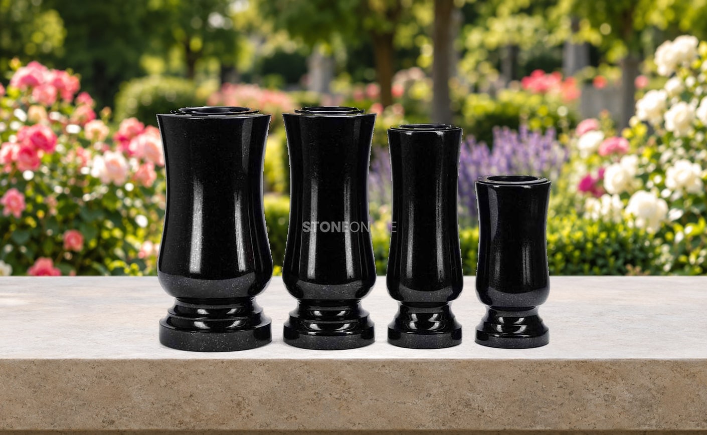 Which grave vase to choose? Size and insert | StoneOnline
