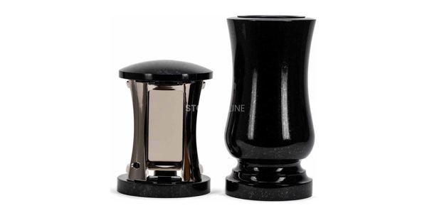 Grave vase and round lantern sets