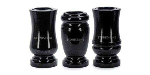 Granite grave vases &mdash; StoneOnline